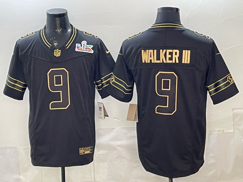 Men Seattle Seahawks #9 Walker iii Black Nike Limited 2026 NFL Jersey 03003